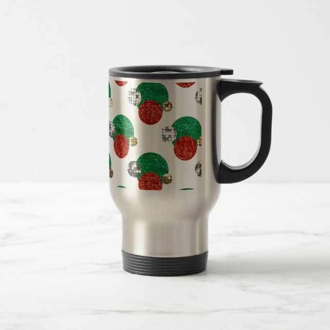 Caneca Térmica pontos de natal sequenciais (Direita)