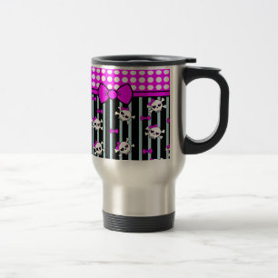 Caneca Térmica Pontos e caveiras, modelos