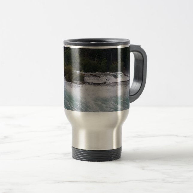 Caneca Térmica Pontos turísticos das Cataratas do Niágara (Frente Esquerda)