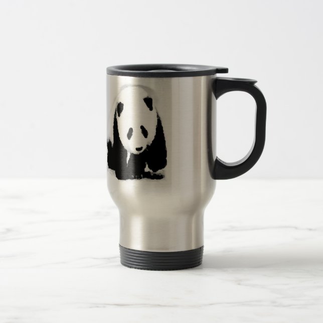 Caneca Térmica Pop Art Baby Panda (Direita)