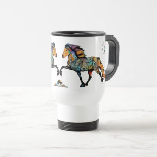 Caneca Térmica Pop Art Islandês Horse 