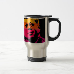 Caneca Térmica Pop Art Jack JFK John F. Kennedy