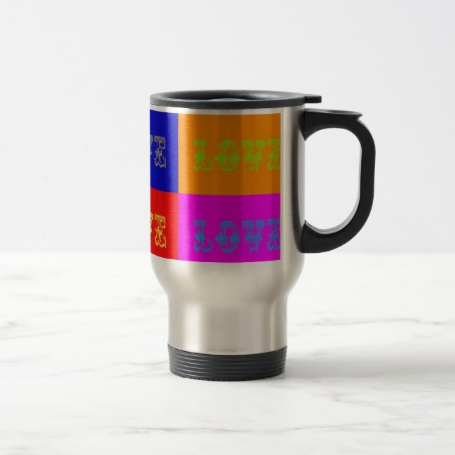 Caneca Térmica Pop Art Love (Direita)