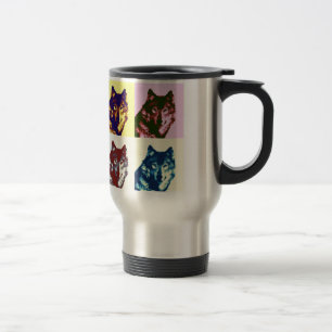 Caneca Térmica Pop Art Wolf