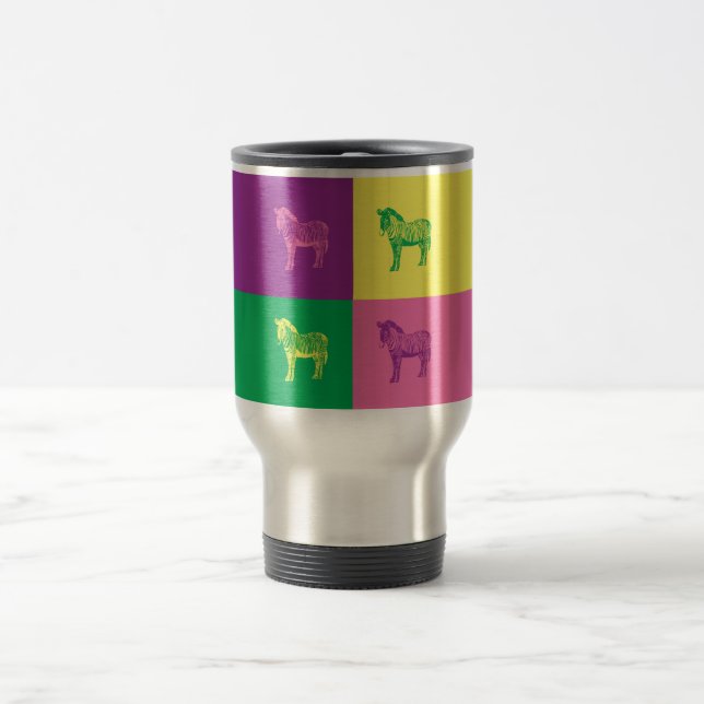 Caneca Térmica Pop Art Zebra (Centro)