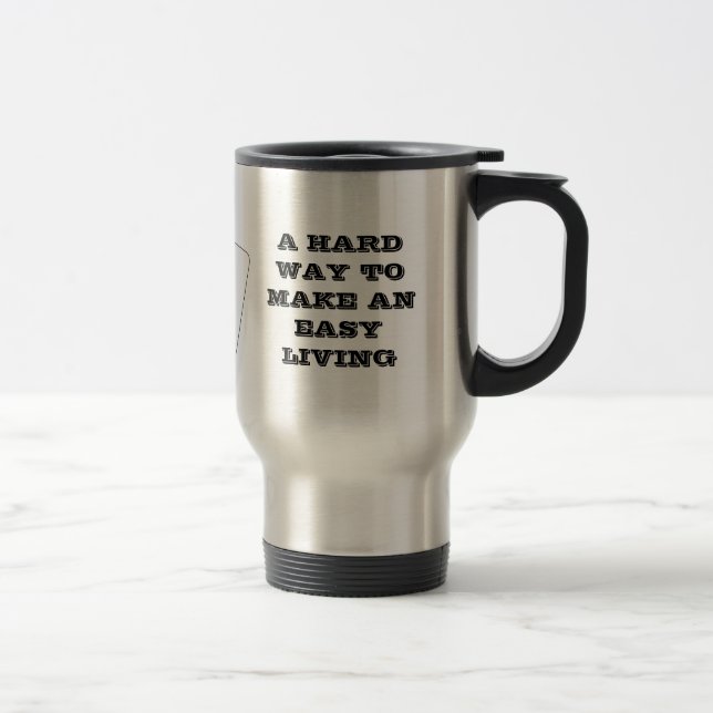 Caneca Térmica Póquer, uma maneira dura de fazer uma vida fácil (Direita)