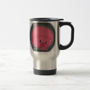 Caneca Térmica porco do vôo, QUEBRA-CABEÇA LEITÃO, EU AMO PORC