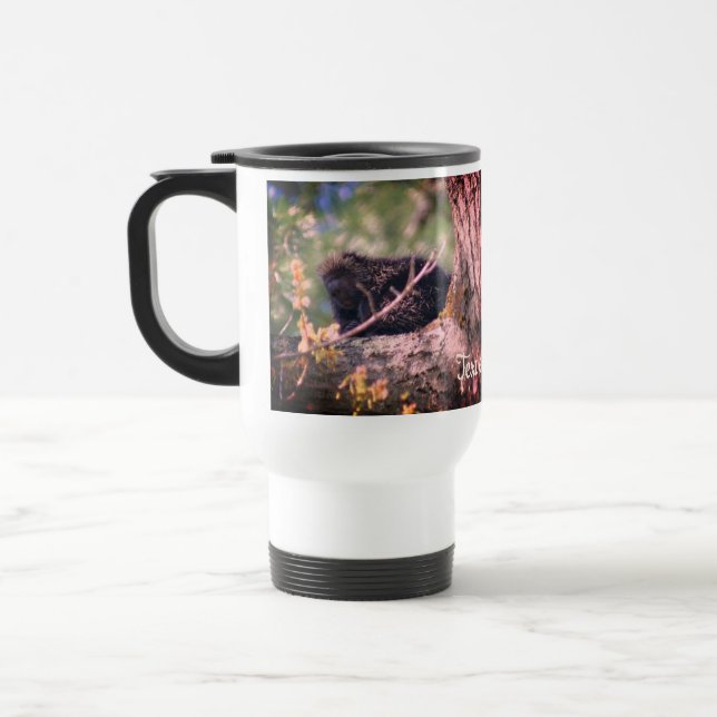 Caneca Térmica Porcupine Wildlife Nature Personalizado (Esquerda)