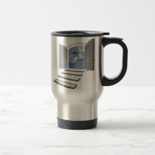 Caneca Térmica Porta aberta em um olho místico
