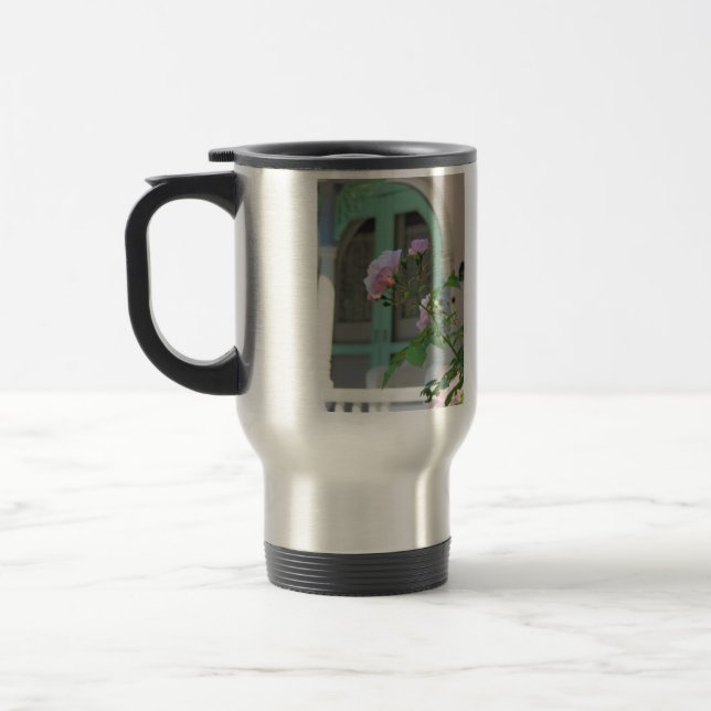 Caneca Térmica Porta Verde e Rosa - Vinha de Martha (Esquerda)