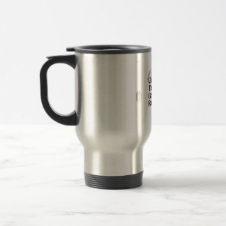 Caneca Térmica Poster de Citação Mínima de Professores - "Café. E