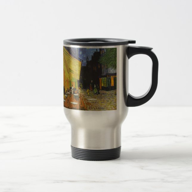 Caneca Térmica Posto Impressionista Van Gogh Cafe Terrace (Direita)