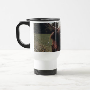 Caneca Térmica Prados negros e pastagens de vaca escocesa