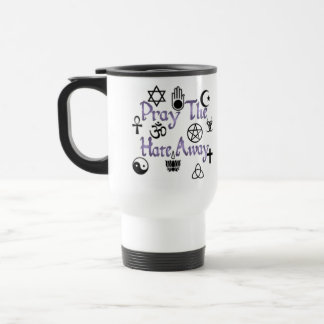 Caneca Térmica Pray o roxo do ódio afastado