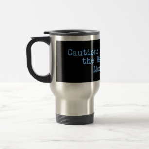 Caneca Térmica Precaução Eu Braço Para O Monstro Do Lago Urso