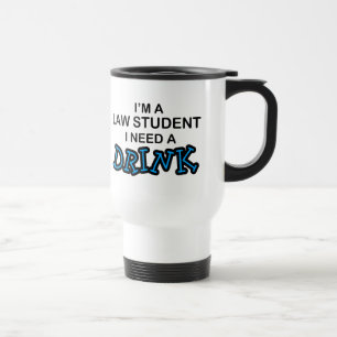 Caneca Térmica Precise uma bebida - estudante de Direito