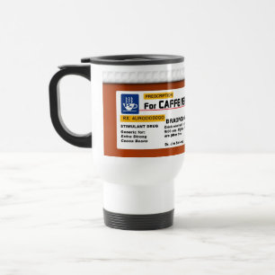 CANECA TÉRMICA PRESCRIÇÃO CAR/MUG DO CAFÉ - HUMOR