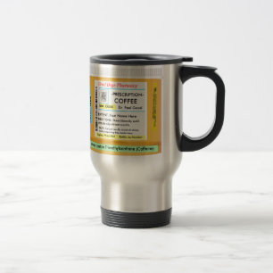 Caneca Térmica Prescrição RX de CustomizeABLEs do café