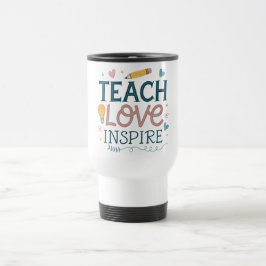 Caneca Térmica Presente de Apreciação ao Professor - Ensine Amor