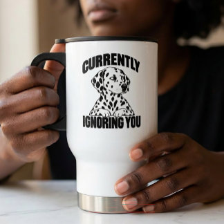 Caneca Térmica Presente de Cachorro Filhote Dalmatiano Antissocia