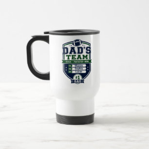 Caneca Térmica Presente de futebol personalizado do time do papai
