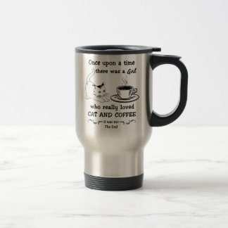 Caneca Térmica PRESENTE DE GATO E CAFÉ, presente de gato bonito