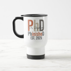 Caneca Térmica Presente de Graduação PhD Personalizada do Phinish