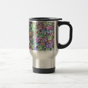 Caneca Térmica presente de natal pastel