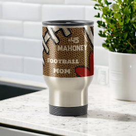 Caneca Térmica Presente de Sobrenome Personalizado da Mãe de Fute