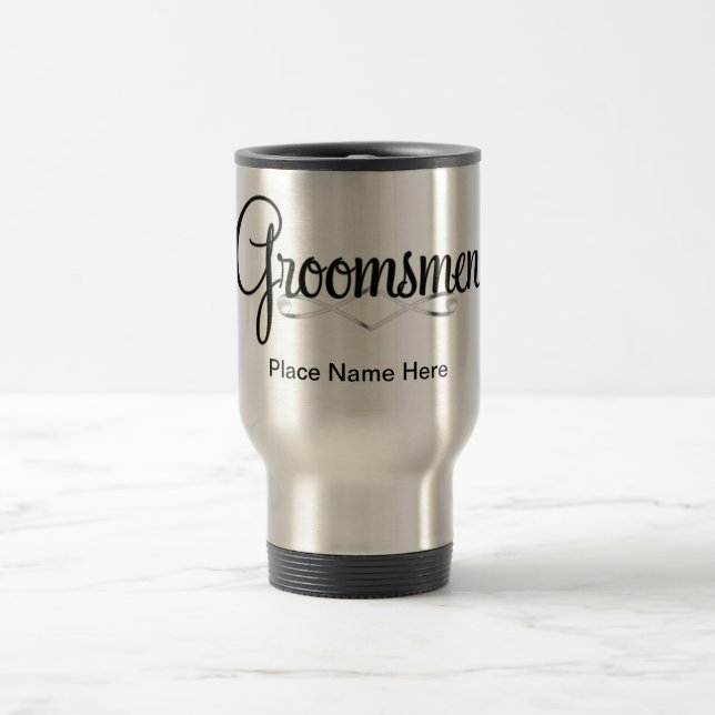 Caneca Térmica Presente de TravelMug dos padrinhos de casamento (Centro)