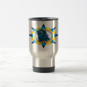 Caneca Térmica Presente do design do Aries do sinal do zodíaco