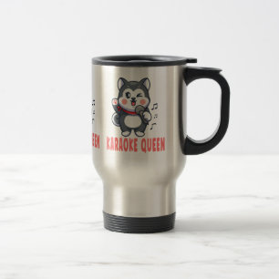Caneca Térmica Presente Engraçado de Karaokê para Amantes de Cach