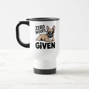 Caneca Térmica Presente engraçado do Bulldog Francês Sarcástico C