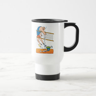Caneca Térmica Presente engraçado do voleibol
