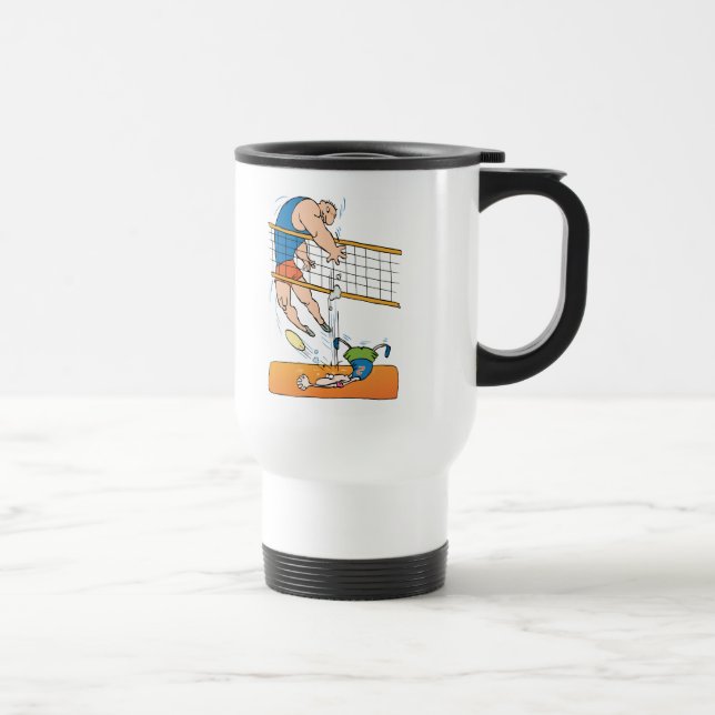 Caneca Térmica Presente engraçado do voleibol (Direita)