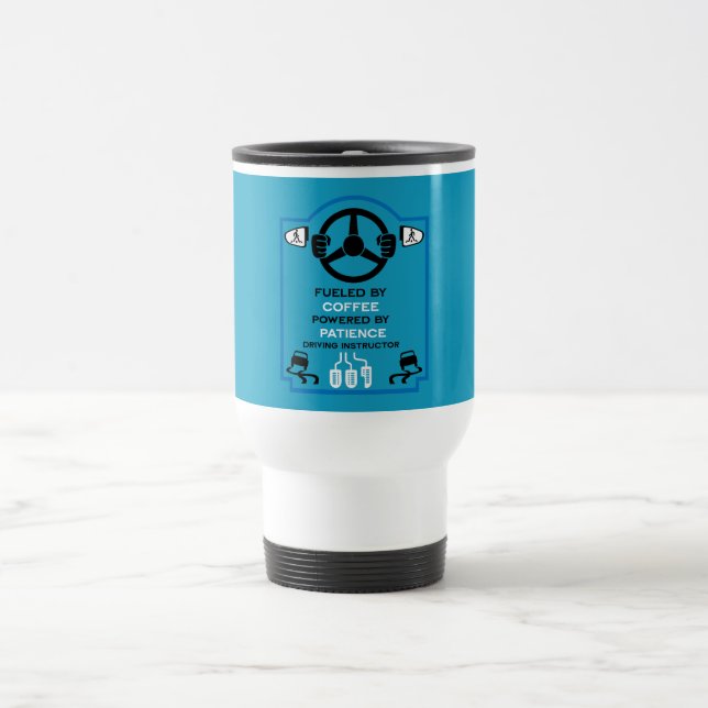 Caneca Térmica Presente Engraçado para Instrutor de Condução (Centro)