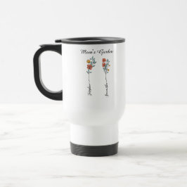 Caneca Térmica Presente Floral de Nomes Personalizados 2 para Jar