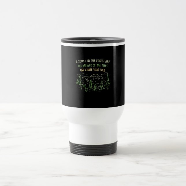 Caneca Térmica Presente nas Montanhas de Caminho de Acampamento (Centro)