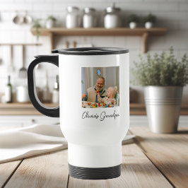 Caneca Térmica Presente personalizado de fotos do vovô