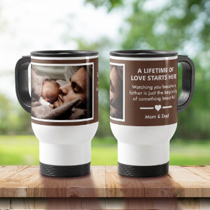 Caneca Térmica Presente Personalizado do Primeiro Dia dos Pais do