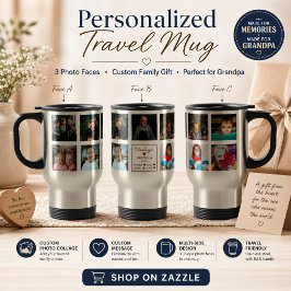 Caneca Térmica Presente Personalizado Moderno Avô Amor 9 Fotos