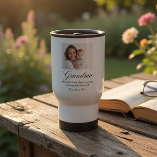 Caneca Térmica Presente Personalizado para Avó com Foto