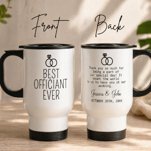 Caneca Térmica Presente Personalizado para Ceremoniante de Casame