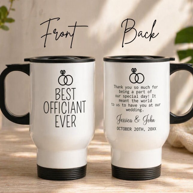 Caneca Térmica Presente Personalizado para Ceremoniante de Casame (Criador carregado)