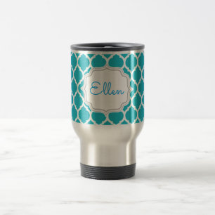 Caneca Térmica Presente único para damas de honra com padrão marr