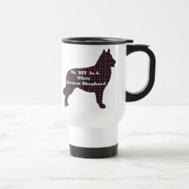 Caneca Térmica Presentes BFF de GERMAN SHEPHERD BRANCO