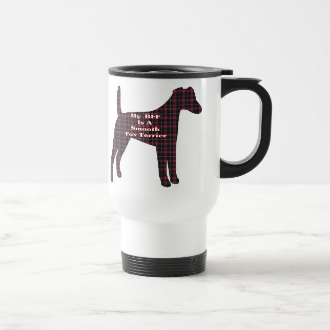 Caneca Térmica Presentes BFF Suaves de Fox Terrier (Direita)