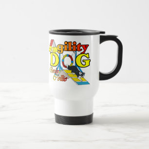 Caneca Térmica Presentes de Agilidade de Collie de Borda