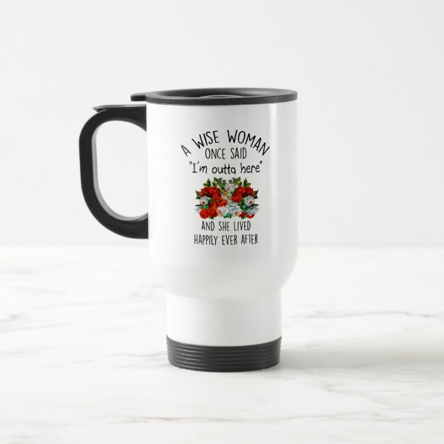 Caneca Térmica Presentes de aposentadoria para mulheres, Presente (Esquerda)