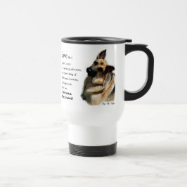 Caneca Térmica Presentes de arte german shepherd
